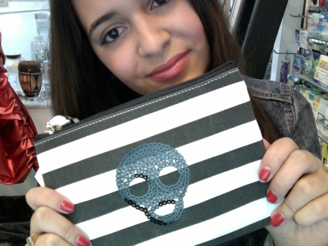 cosmetic make up bag to keep your Lioele collection in as you go through your NYC day