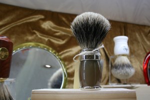 100% badge shaving brushes from Plisson and Joris 